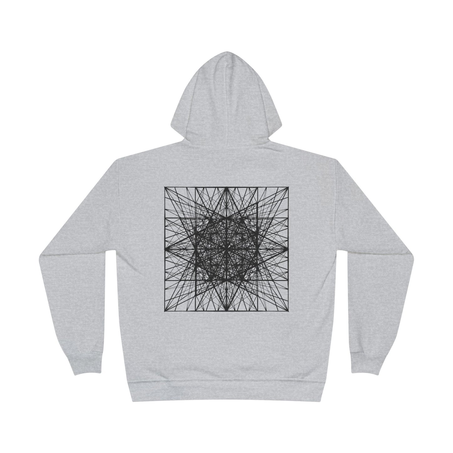 Geometric Triangles Unisex Pullover Hoodie