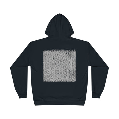 Crossed Lines Design Unisex Hoodie