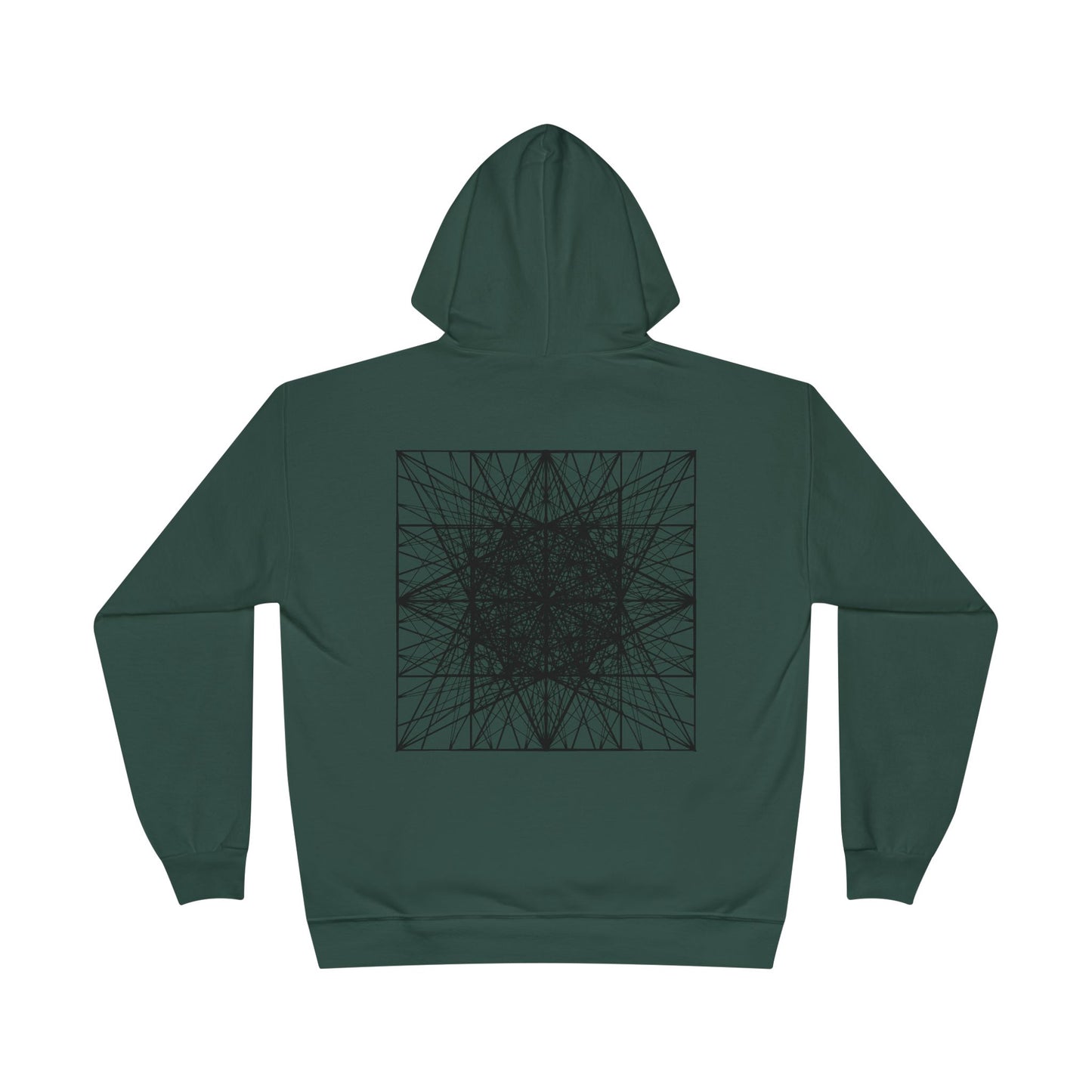 Geometric Triangles Unisex Pullover Hoodie