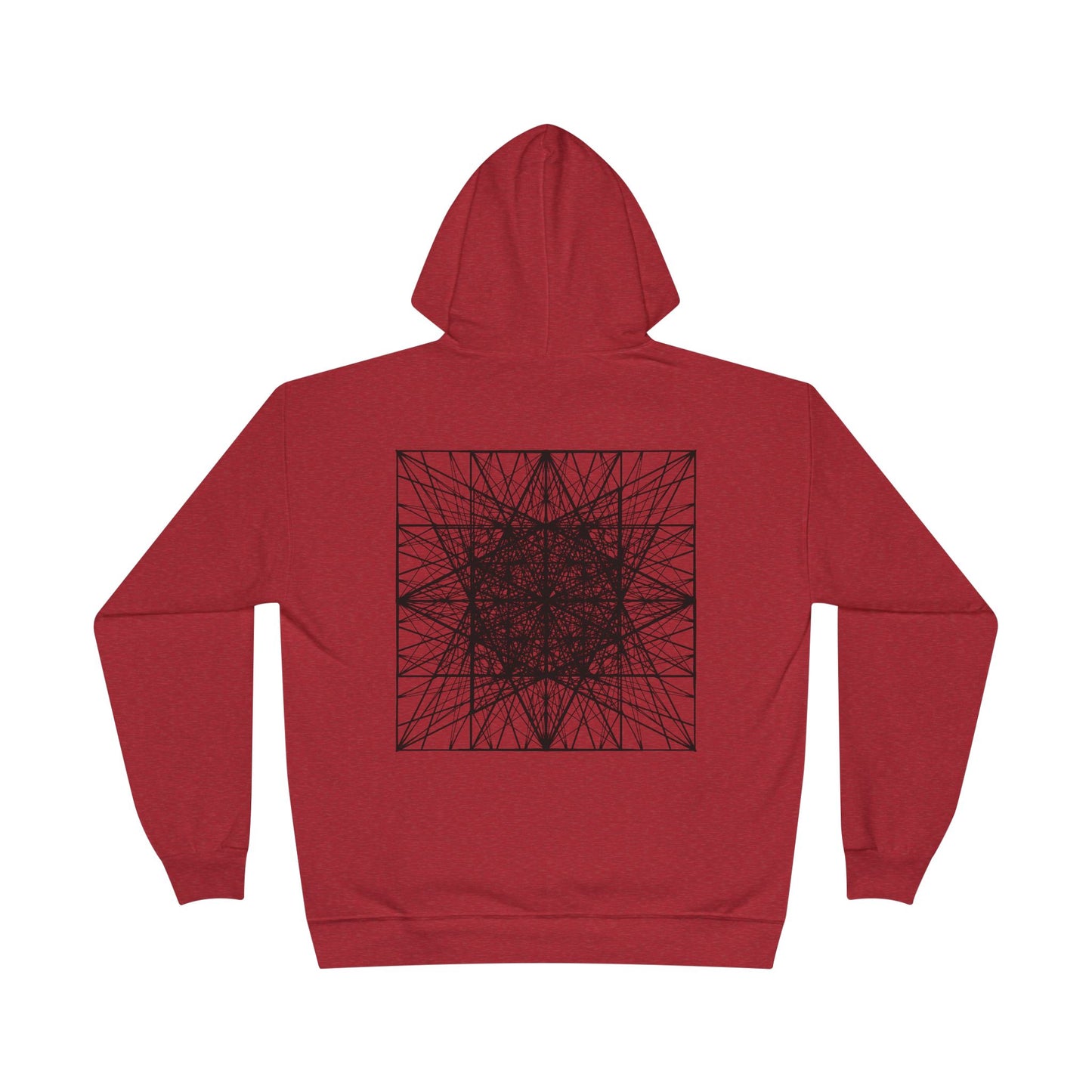 Geometric Triangles Unisex Pullover Hoodie