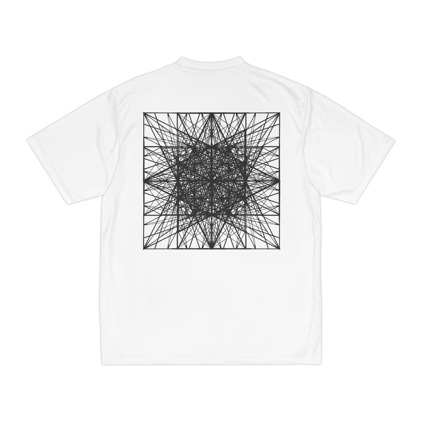 Geometric Triangles Design Performance T-Shirt