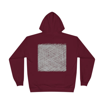 Crossed Lines Design Unisex Hoodie