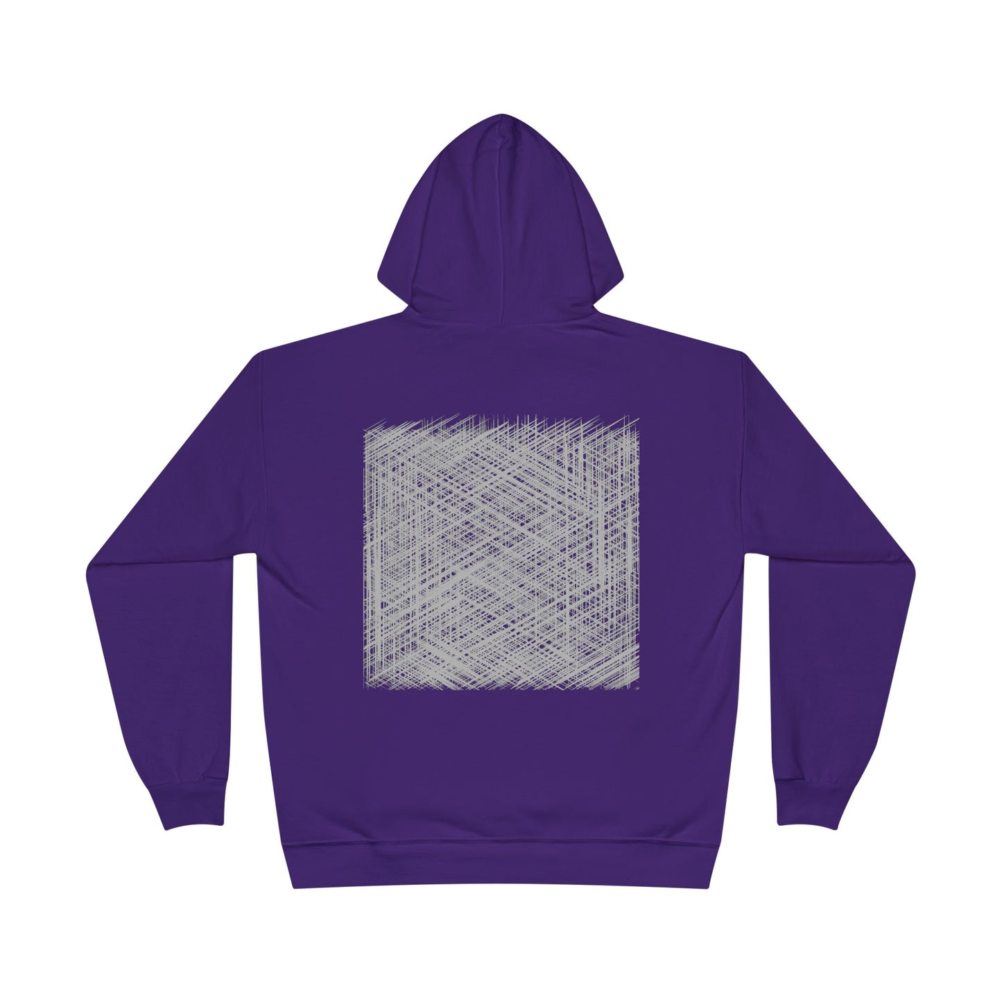 Crossed Lines Design Unisex Hoodie