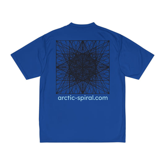 Geometric Triangles Design Performance T-Shirt
