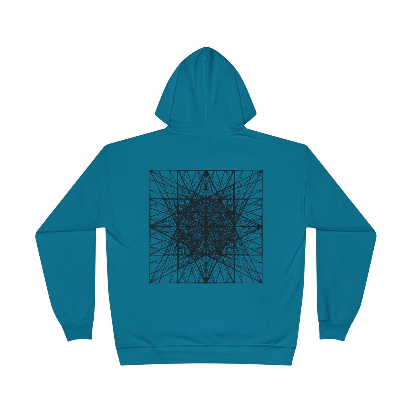 Geometric Triangles Unisex Pullover Hoodie