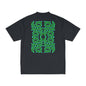 Symmetrical Green and Blue Pattern Performance T-Shirt